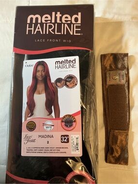 Melted Hairline Madina 32" Lace Front Wig — Color 2 + FREE WIG GRIP